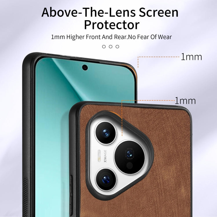 For Huawei Pura 70 Pro+ Retro Skin-feel Ring Card Wallet Phone Case