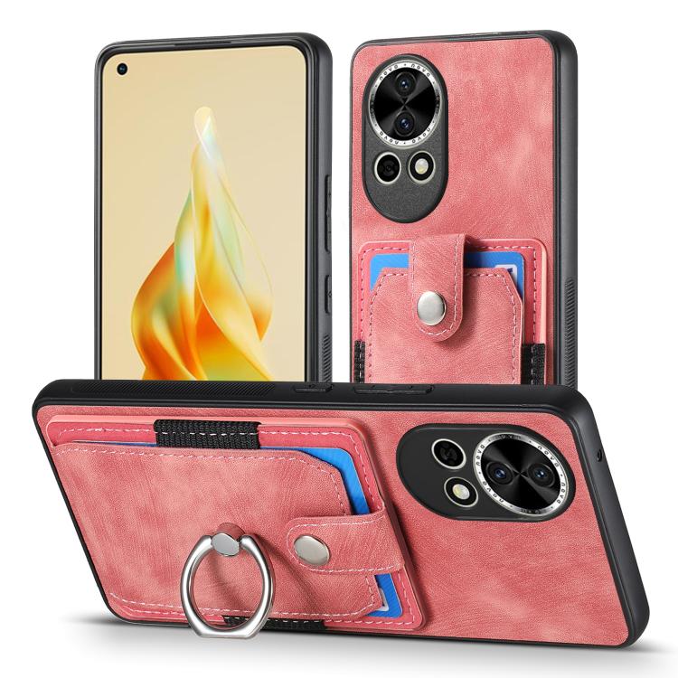 For Huawei nova 13 Retro Skin-feel Ring Card Wallet Phone Case