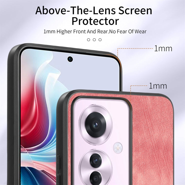 For OPPO Reno11 F 5G Retro Skin-feel Ring Card Wallet Phone Case