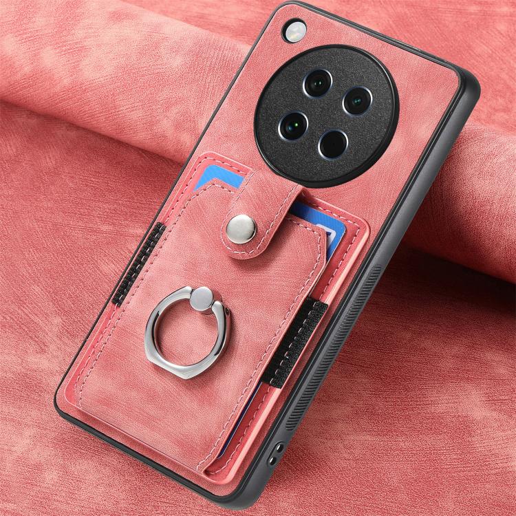 For OPPO Find X8s Retro Skin-feel Ring Card Wallet Phone Case