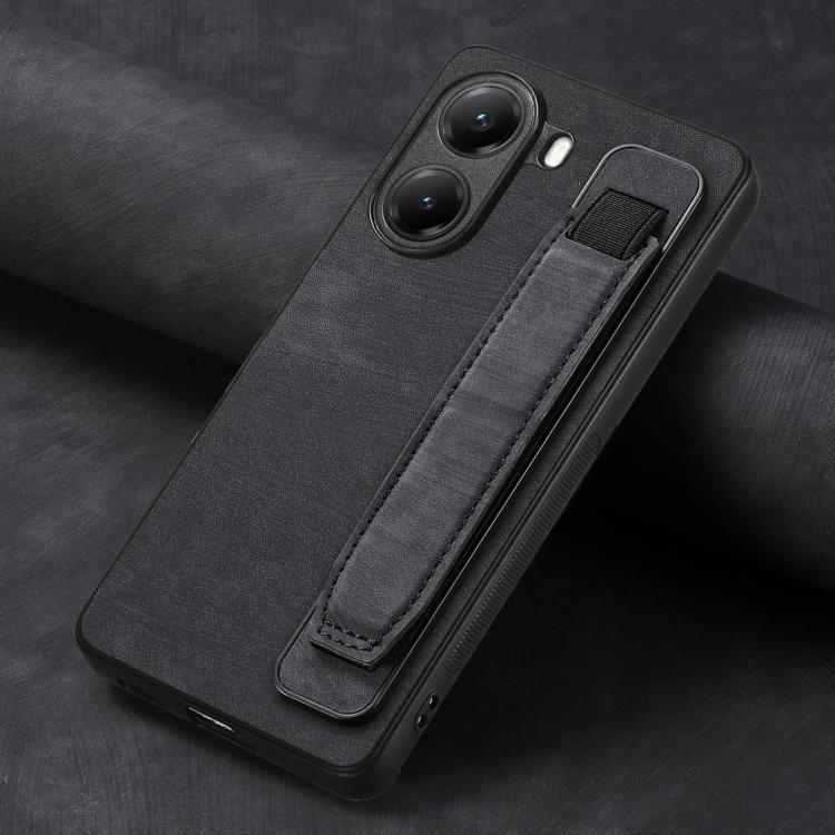 For Xiaomi Poco X7 Pro Retro Wristband Holder Leather Back Phone Case