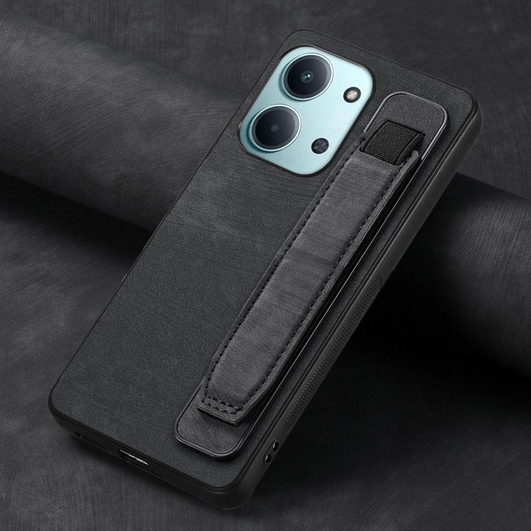 For Redmi 15C 5G / 4G Glodal 171mm Retro Wristband Holder Leather Back Phone Case