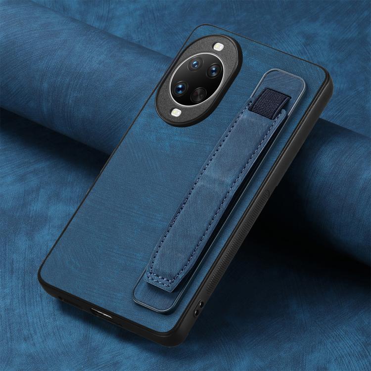 For Huawei nova 14 Pro Retro Wristband Holder Leather Back Phone Case