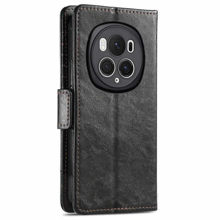 For Honor Magic6 Pro CaseNeo Splicing Dual Magnetic Buckle Leather Phone Case