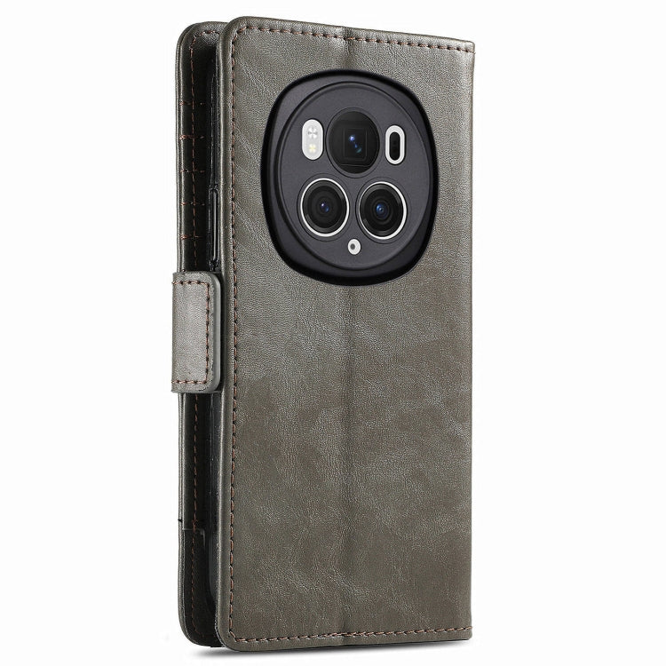 For Honor Magic6 Pro CaseNeo Splicing Dual Magnetic Buckle Leather Phone Case