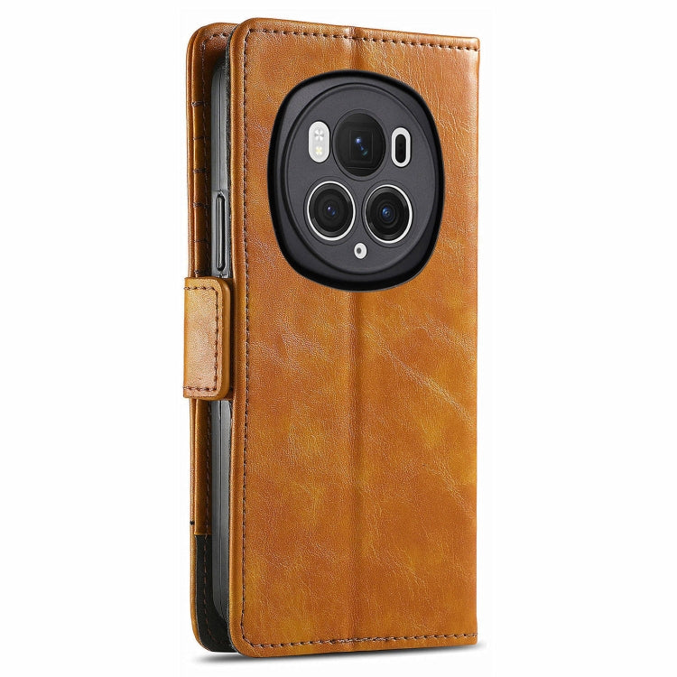 For Honor Magic6 Pro CaseNeo Splicing Dual Magnetic Buckle Leather Phone Case