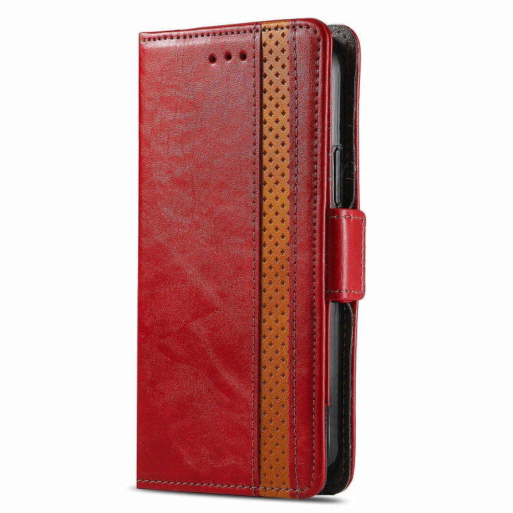 For Honor Magic6 Pro CaseNeo Splicing Dual Magnetic Buckle Leather Phone Case