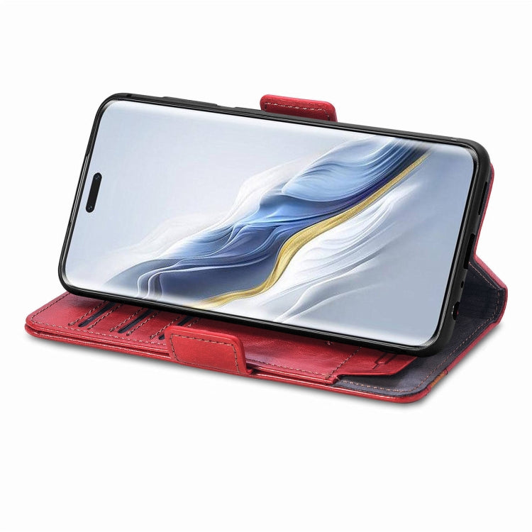 For Honor Magic6 Pro CaseNeo Splicing Dual Magnetic Buckle Leather Phone Case