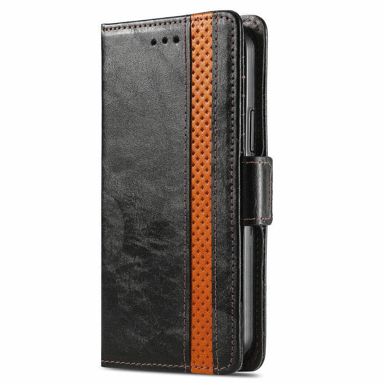 FOr Honor Magic6 CaseNeo Splicing Dual Magnetic Buckle Leather Phone Case