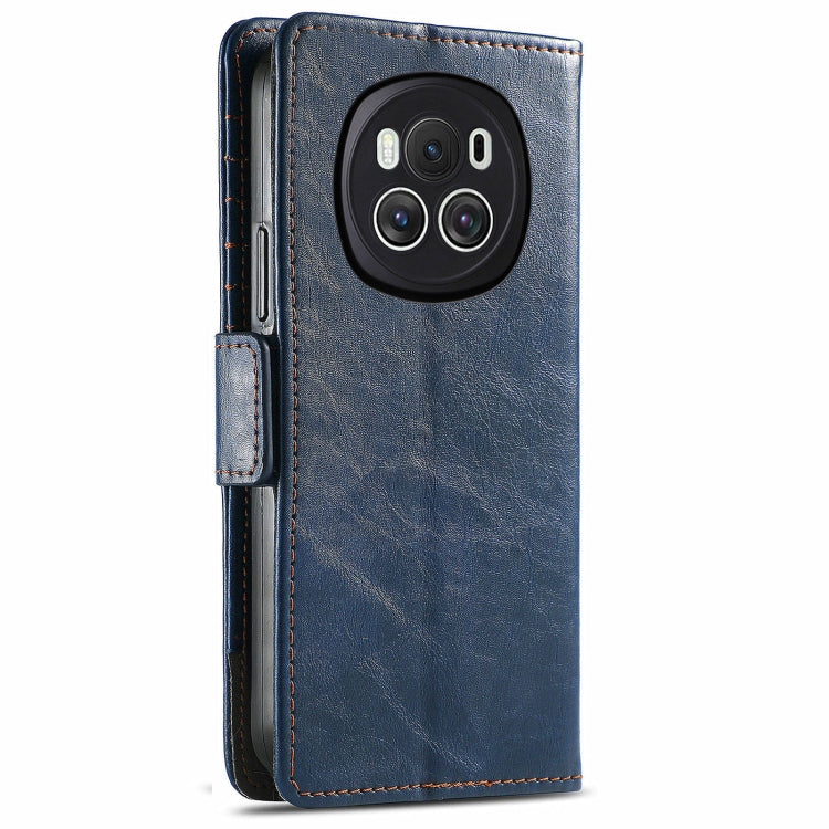 FOr Honor Magic6 CaseNeo Splicing Dual Magnetic Buckle Leather Phone Case