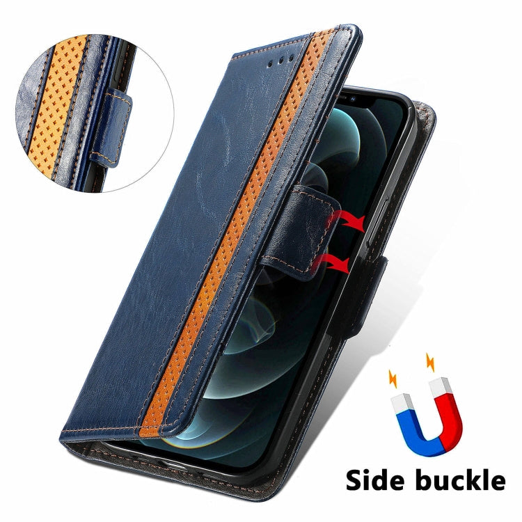 FOr Honor Magic6 CaseNeo Splicing Dual Magnetic Buckle Leather Phone Case
