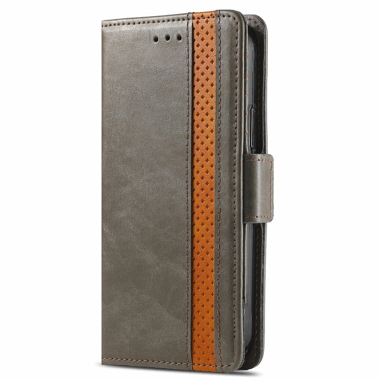 FOr Honor Magic6 CaseNeo Splicing Dual Magnetic Buckle Leather Phone Case