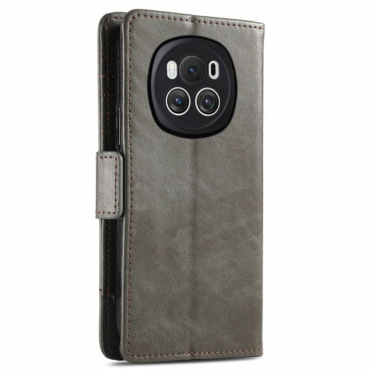 FOr Honor Magic6 CaseNeo Splicing Dual Magnetic Buckle Leather Phone Case