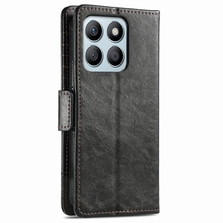 For Honor X8b CaseNeo Splicing Dual Magnetic Buckle Leather Phone Case
