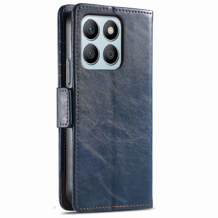 For Honor X8b CaseNeo Splicing Dual Magnetic Buckle Leather Phone Case
