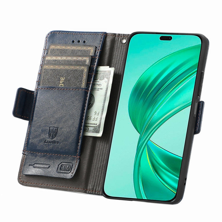 For Honor X8b CaseNeo Splicing Dual Magnetic Buckle Leather Phone Case