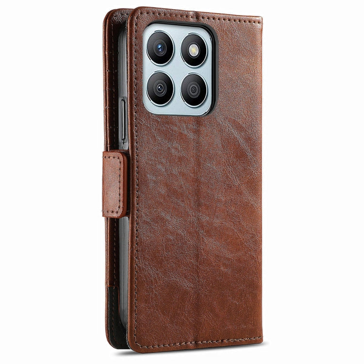 For Honor X8b CaseNeo Splicing Dual Magnetic Buckle Leather Phone Case