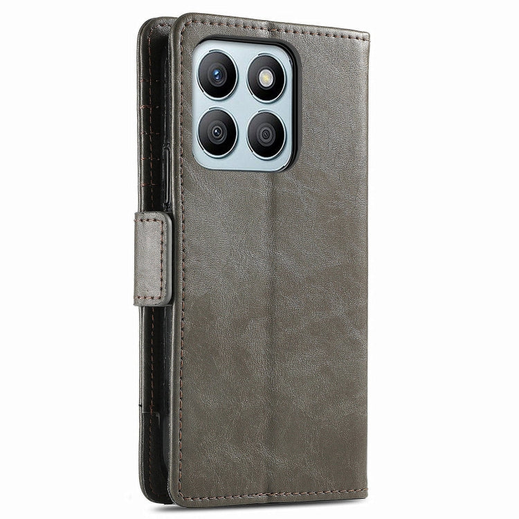 For Honor X8b CaseNeo Splicing Dual Magnetic Buckle Leather Phone Case