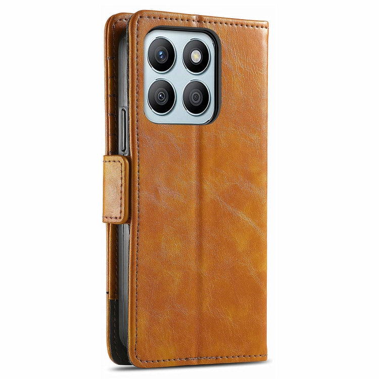 For Honor X8b CaseNeo Splicing Dual Magnetic Buckle Leather Phone Case