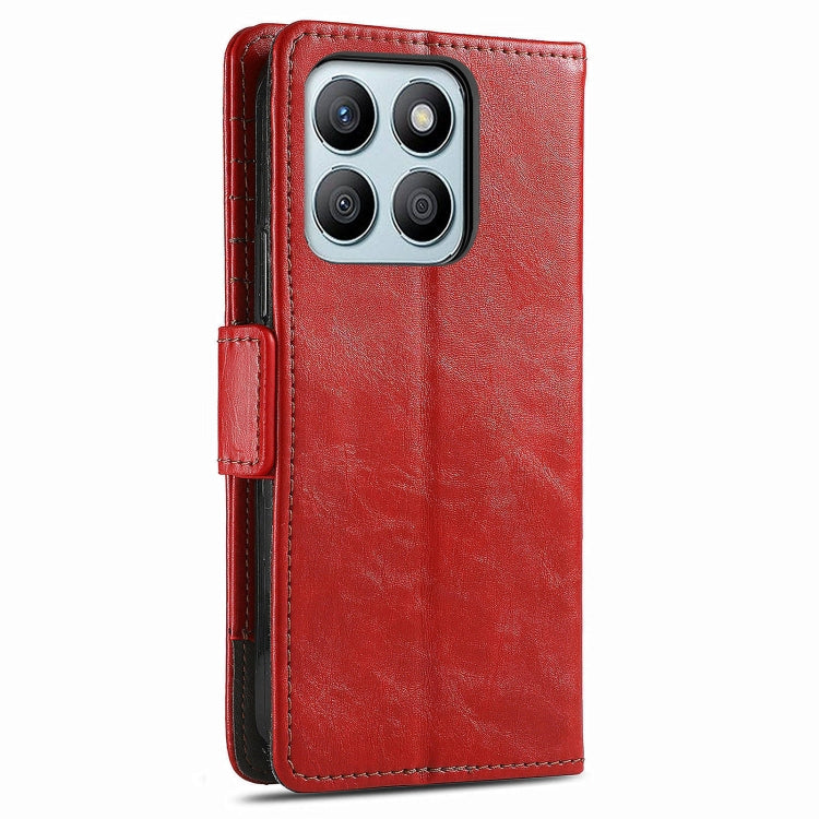 For Honor X8b CaseNeo Splicing Dual Magnetic Buckle Leather Phone Case