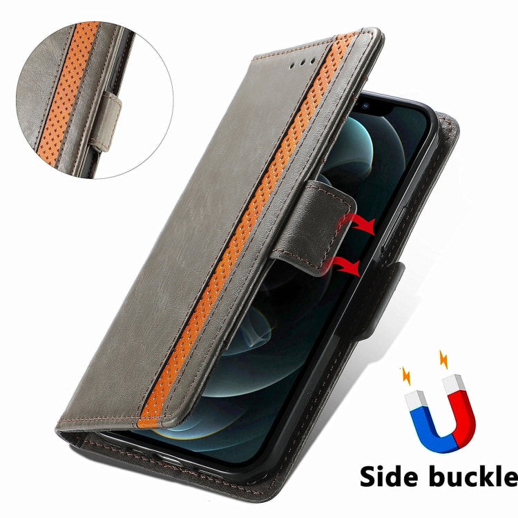 For Honor X7b CaseNeo Splicing Dual Magnetic Buckle Leather Phone Case