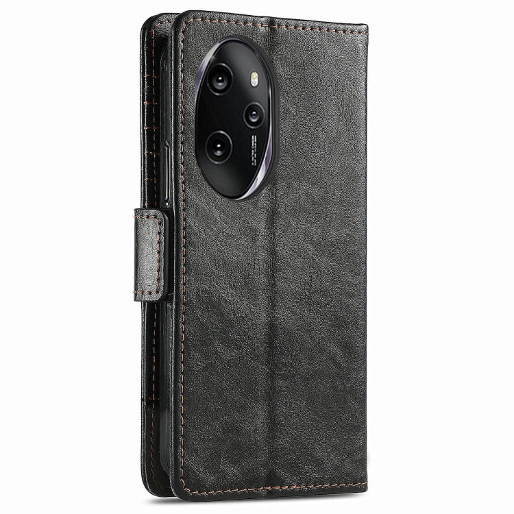 For Honor 100 Pro 5G CaseNeo Splicing Dual Magnetic Buckle Leather Phone Case
