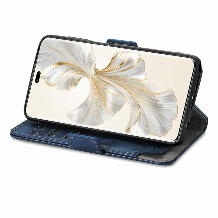For Honor 100 Pro 5G CaseNeo Splicing Dual Magnetic Buckle Leather Phone Case