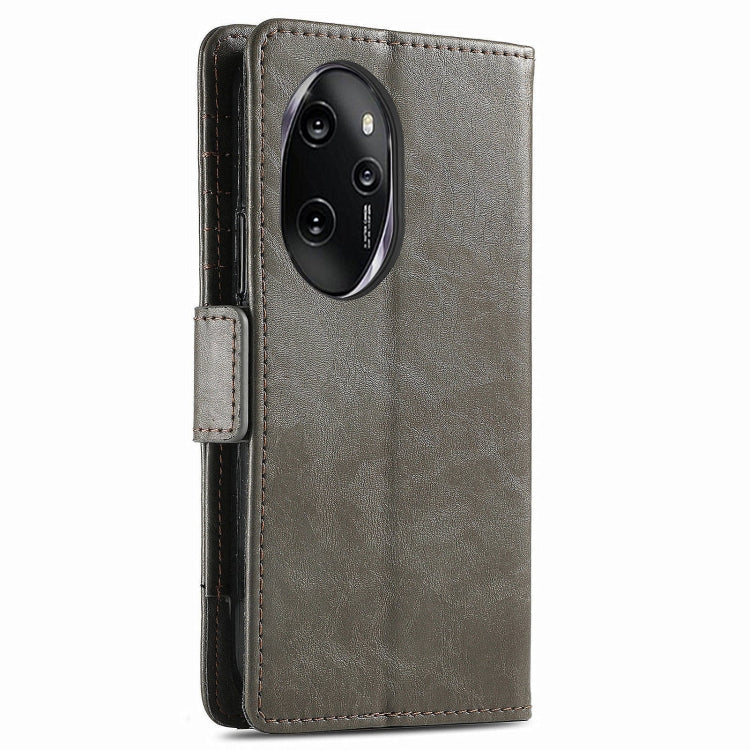 For Honor 100 Pro 5G CaseNeo Splicing Dual Magnetic Buckle Leather Phone Case