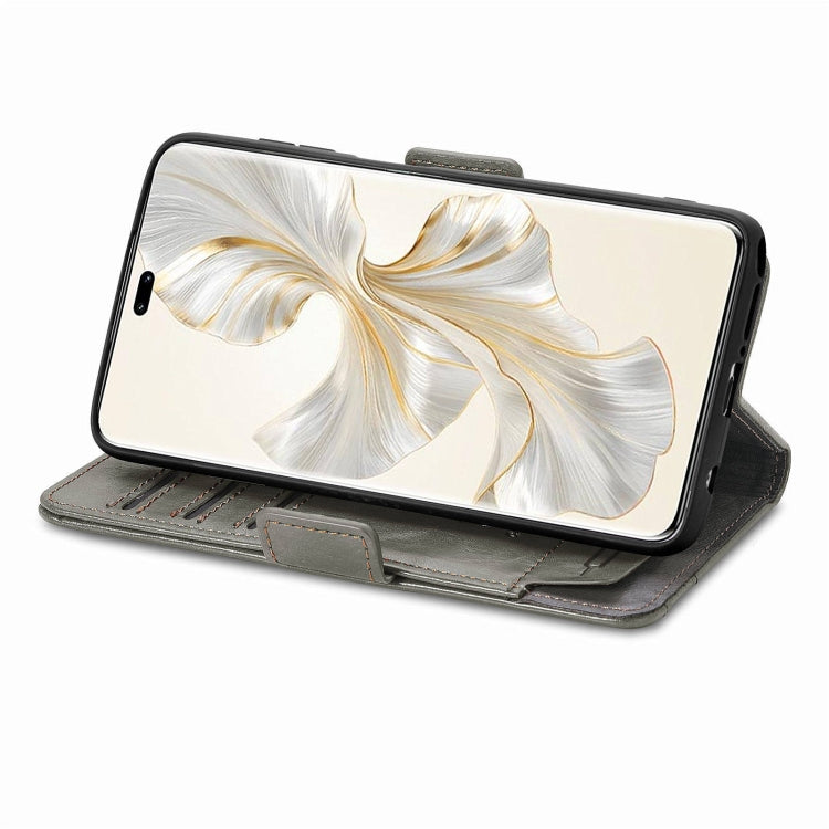 For Honor 100 Pro 5G CaseNeo Splicing Dual Magnetic Buckle Leather Phone Case