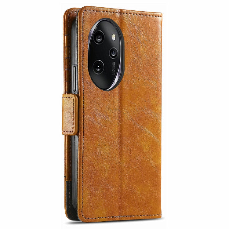 For Honor 100 Pro 5G CaseNeo Splicing Dual Magnetic Buckle Leather Phone Case