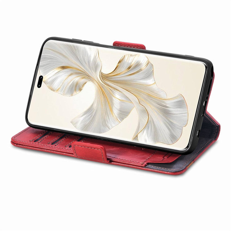 For Honor 100 Pro 5G CaseNeo Splicing Dual Magnetic Buckle Leather Phone Case