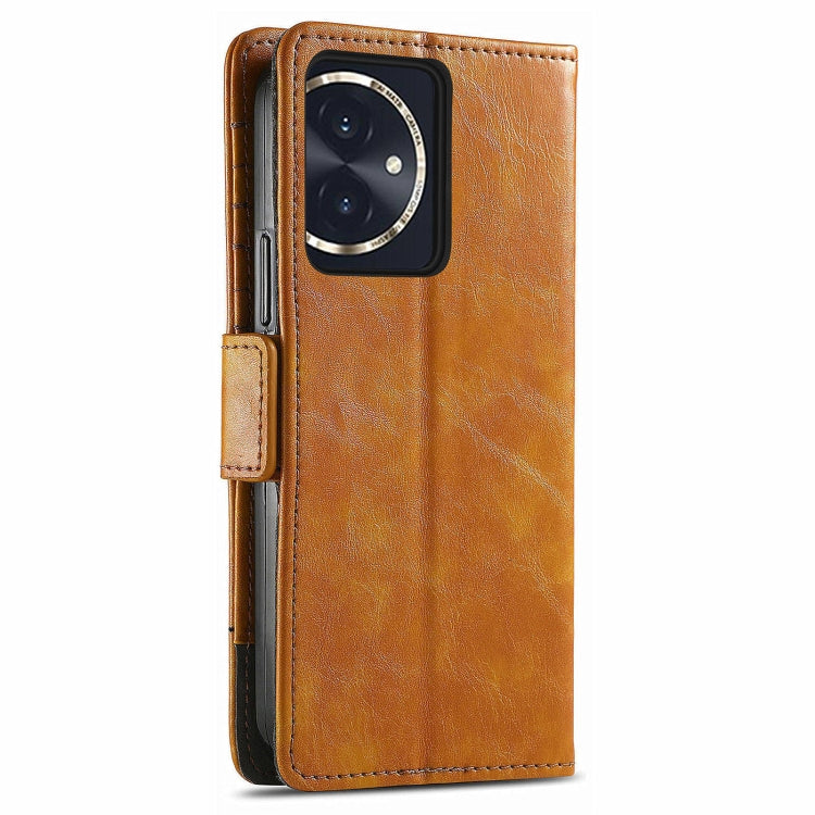 For Honor 100 5G CaseNeo Splicing Dual Magnetic Buckle Leather Phone Case