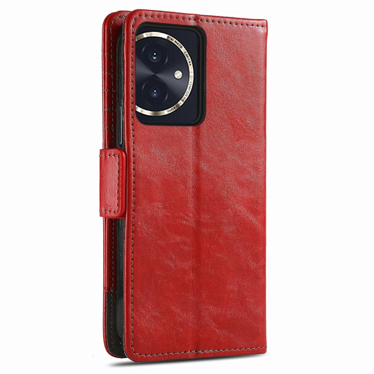 For Honor 100 5G CaseNeo Splicing Dual Magnetic Buckle Leather Phone Case