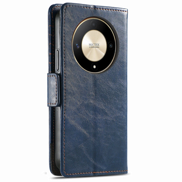 For Honor X9b CaseNeo Splicing Dual Magnetic Buckle Leather Phone Case