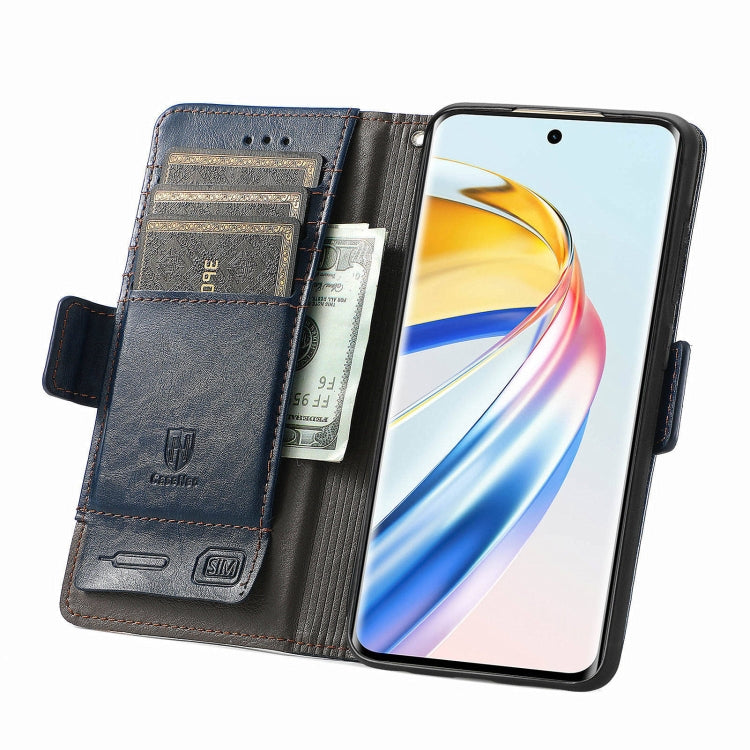 For Honor X9b CaseNeo Splicing Dual Magnetic Buckle Leather Phone Case