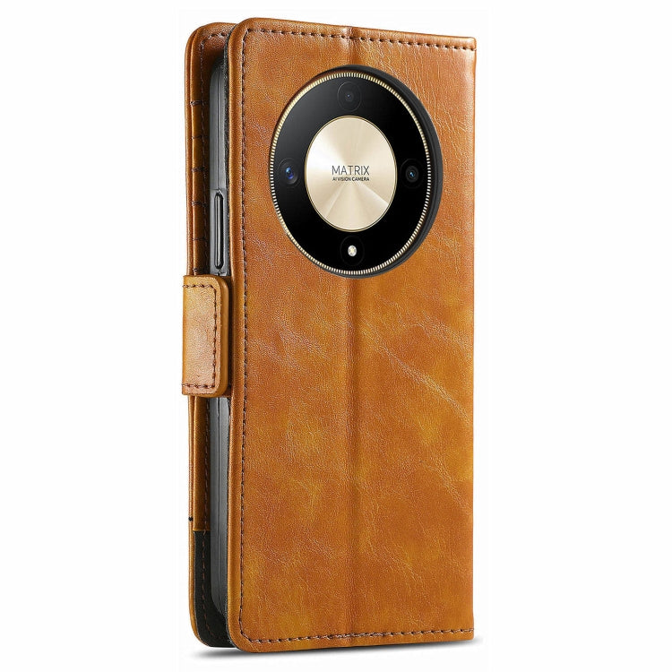 For Honor X9b CaseNeo Splicing Dual Magnetic Buckle Leather Phone Case