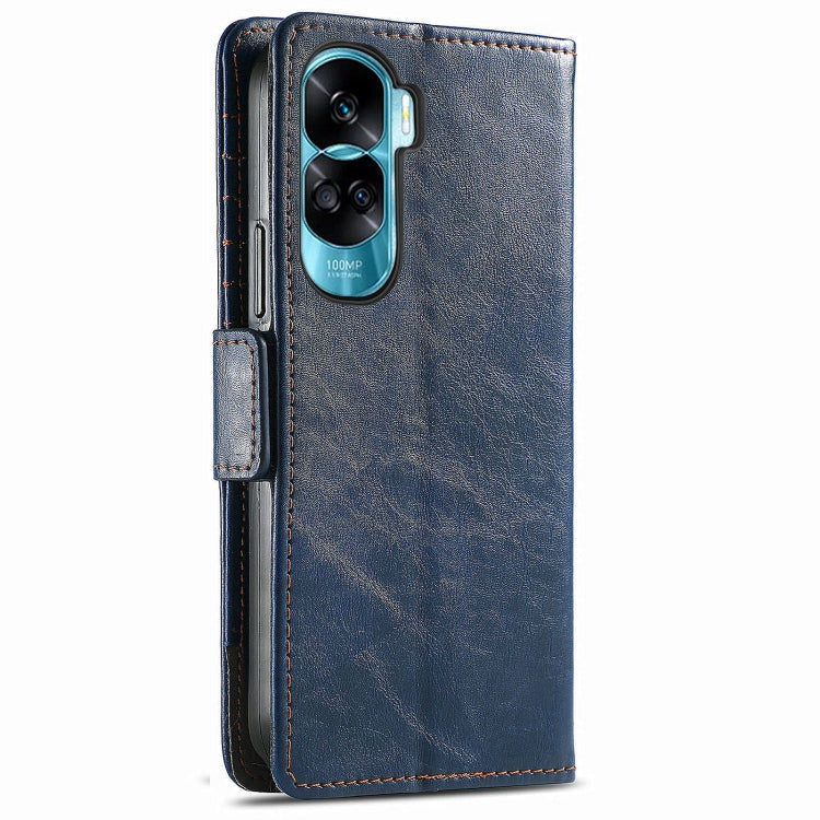 For Honor X50i CaseNeo Splicing Dual Magnetic Buckle Leather Phone Case