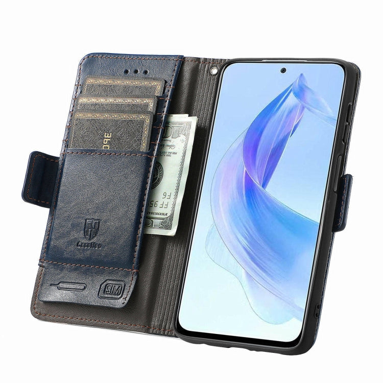 For Honor X50i CaseNeo Splicing Dual Magnetic Buckle Leather Phone Case