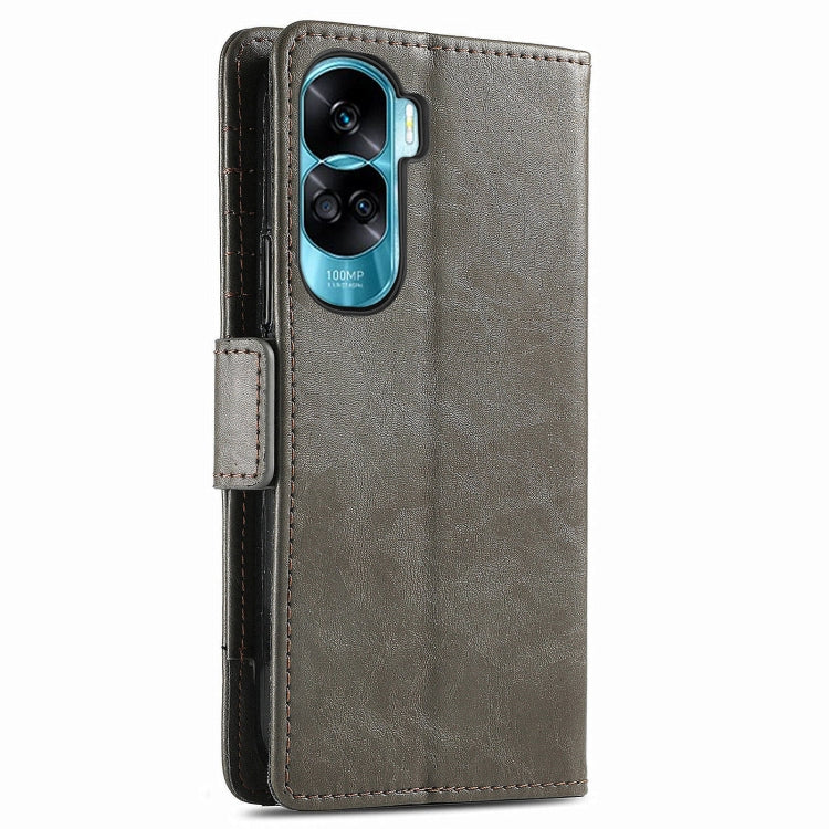 For Honor X50i CaseNeo Splicing Dual Magnetic Buckle Leather Phone Case