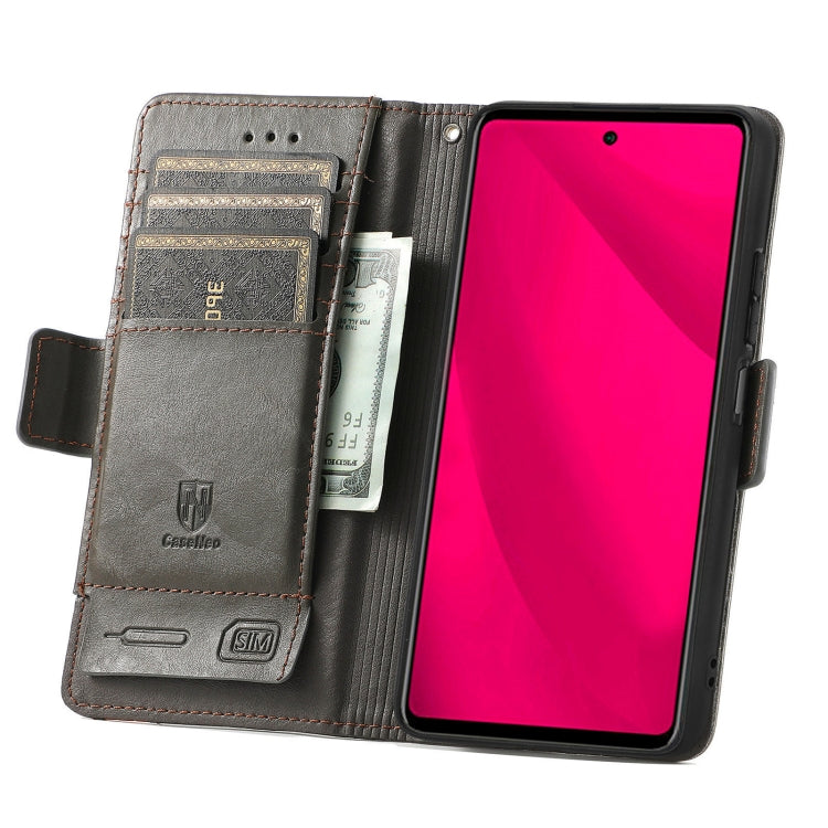 For Honor 200 Smart CaseNeo Splicing Dual Magnetic Buckle Leather Phone Case