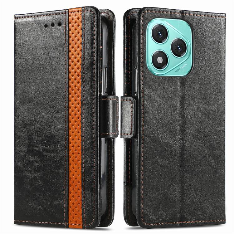For Honor 400 Lite Global CaseNeo Splicing Dual Magnetic Buckle Leather Phone Case
