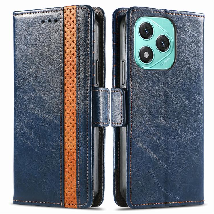 For Honor 400 Lite Global CaseNeo Splicing Dual Magnetic Buckle Leather Phone Case