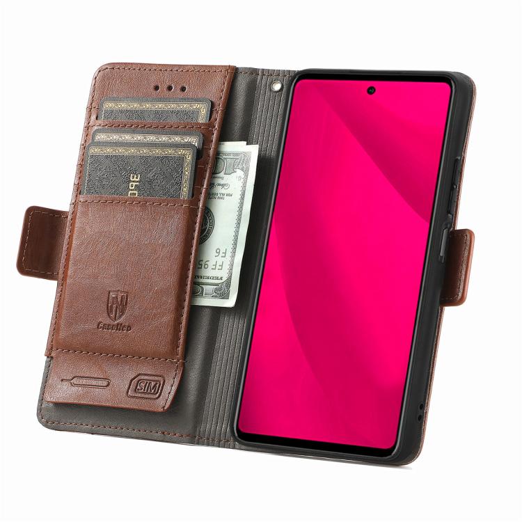 For Honor 400 Lite Global CaseNeo Splicing Dual Magnetic Buckle Leather Phone Case