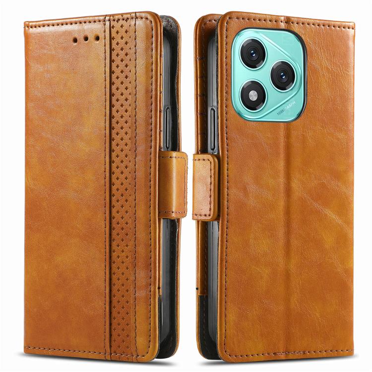 For Honor 400 Lite Global CaseNeo Splicing Dual Magnetic Buckle Leather Phone Case