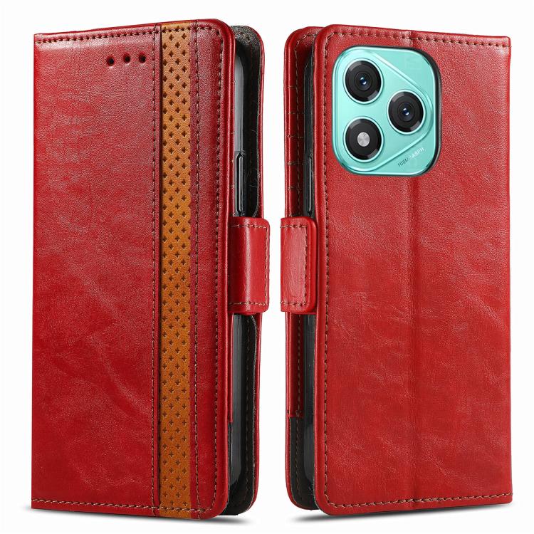 For Honor 400 Lite Global CaseNeo Splicing Dual Magnetic Buckle Leather Phone Case