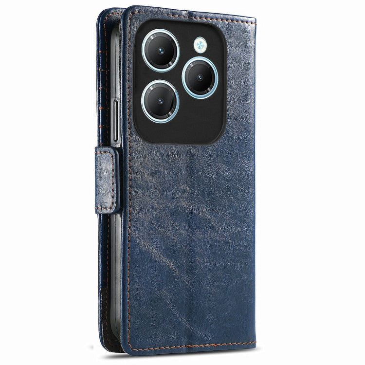 For Infinix Hot 40 CaseNeo Splicing Dual Magnetic Buckle Leather Phone Case