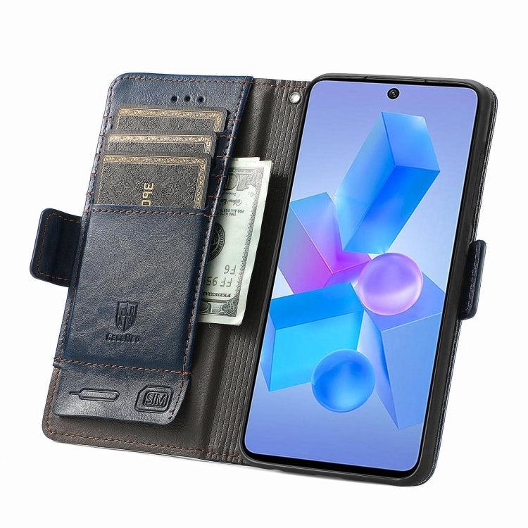 For Infinix Hot 40 CaseNeo Splicing Dual Magnetic Buckle Leather Phone Case