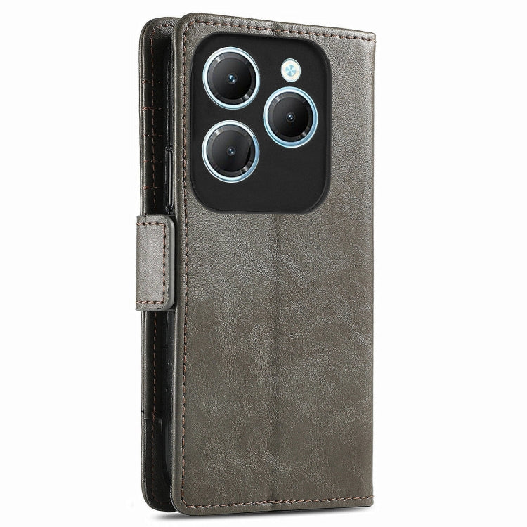 For Infinix Hot 40 CaseNeo Splicing Dual Magnetic Buckle Leather Phone Case