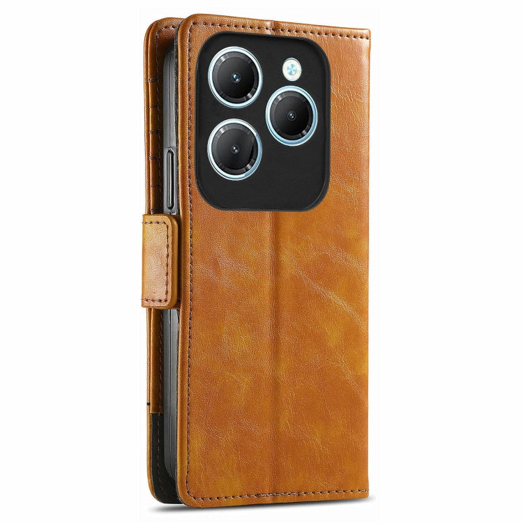 For Infinix Hot 40 CaseNeo Splicing Dual Magnetic Buckle Leather Phone Case
