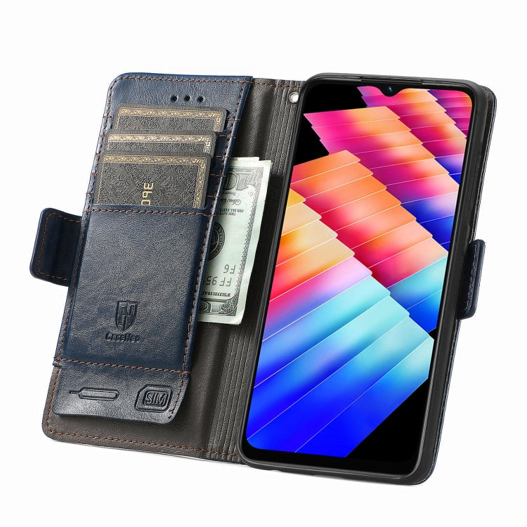 For Infinix Hot 30i CaseNeo Splicing Dual Magnetic Buckle Leather Phone Case